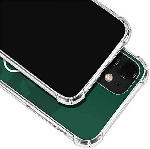 حافظة هاتف Skinit الشفافة متوافقة مع iPhone 12 - تصميم رؤية مزدوجة مرخص رسميًا من NFL New York Jets in Saudi Arabia