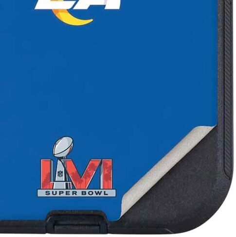 Skinit Decal Phone Skin Compatible with OtterBox Defender iPhone 13 - Officially Licensed NFL Super Bowl LVI Champions Rams Design in Saudi Arabia