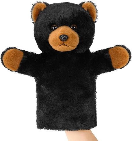 Plush Toy Hand Puppet Soft Fuzzy Animal for Baby Story Time Safe Washable Stuffed Adult Hands Fit Interactive Play Sheep in Saudi Arabia