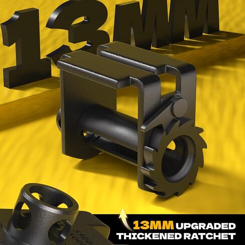 KJE Sliding Winch 4-Pack for Flatbed Trailers - Compatible with 4" Winch Straps & Double L Tracks,5,500 LBS Working Load Limit, Adjustable Tie Down System in Kuwait