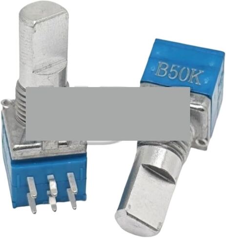 5 قطعة RK097 أفقي نوع ثنائي القناة مختومة الجهد B50K 50K أوم 6-pin معدن D رمح 15 مللي متر in Saudi Arabia