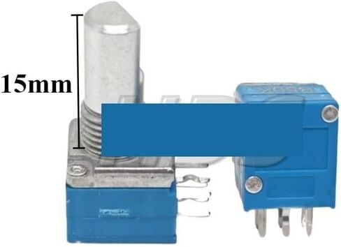 5 قطعة RK097 أفقي نوع ثنائي القناة مختومة الجهد B50K 50K أوم 6-pin معدن D رمح 15 مللي متر in Saudi Arabia