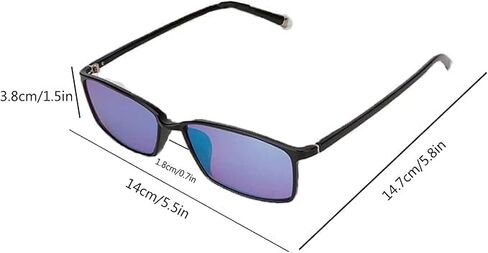 Teenkorov Double Coating Color Blind Glasses for Men and Women with Red-Green Blindness,Can Blue Light Blocking in Kuwait