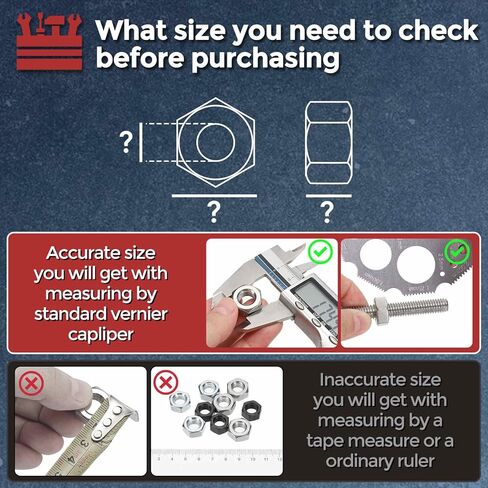 100 قطعة من صواميل سداسية - [#10-32] 304 من الفولاذ المقاوم للصدأ 18-8 (A2-70) صواميل للإصلاح الميكانيكي والتجميع، صامولة ذات خيط رفيع قياسي بوصة، لمسة نهائية من أكسيد الأسود، أسود in Kuwait