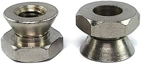 Break Away Nuts Tamper Proof Security Shear Nuts 304 Stainless Steel 1/4"-20 QTY 100 in Kuwait