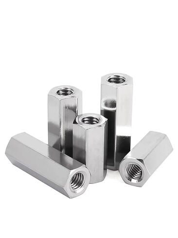 304 Stainless Steel Rod Long Hexagon Hex Extend Coupling Nut Connector Joint Sleeve Tubular Nutsert Standoff Spacer(15mm,M6 (2Pcs)) in Kuwait