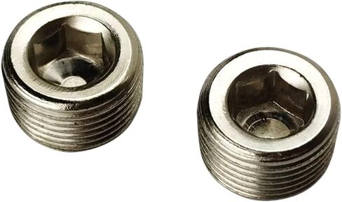 Pneumatic Fitting Plug Iron 1/8" 1/4" 3/8" 1/2" 3/4" Male Thread Brass Pipe Hexagon End Plug Fitting Pneumatic Part(1/4") in Saudi Arabia