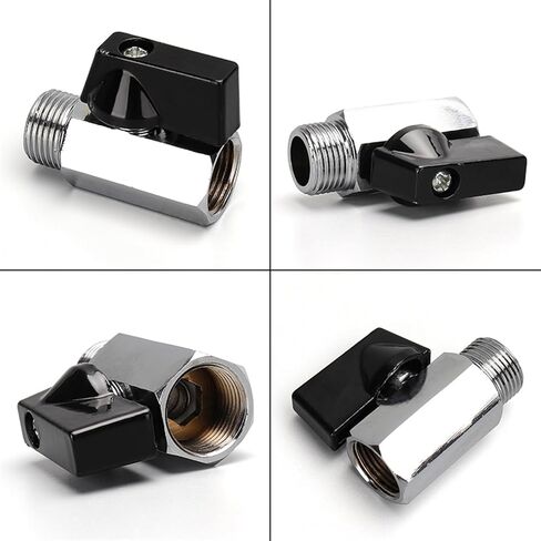 Brass Ball Valve 1/8" 1/4" 3/8" 1/2" Standard Pipe Thread Threaded Male To Female Air Compressor Water Gas Oil Shut Off Valve(1/8",Male To Female) in Saudi Arabia