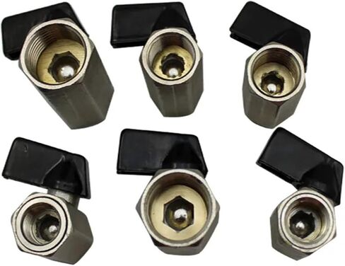Brass Ball Valve 1/8" 1/4" 3/8" 1/2" Standard Pipe Thread Threaded Male To Female Air Compressor Water Gas Oil Shut Off Valve(1/8",Male To Female) in Saudi Arabia