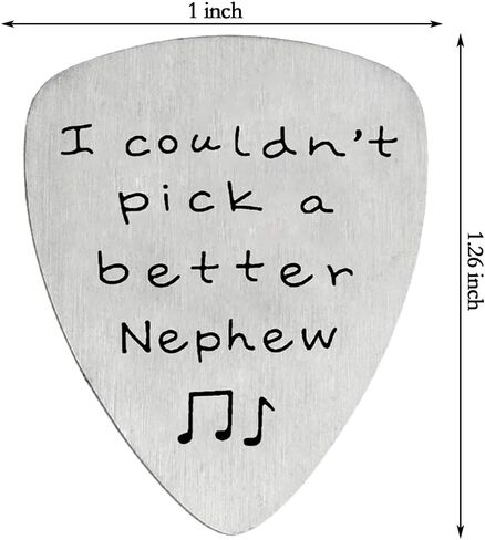 Guitar Pick Gifts for Nephew Guitar Player Musician Gift Ideas for Nephew Christmas Birthday Graduation Gifts in Saudi Arabia