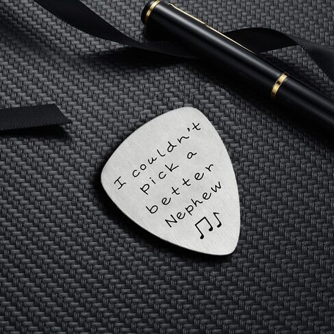 Guitar Pick Gifts for Nephew Guitar Player Musician Gift Ideas for Nephew Christmas Birthday Graduation Gifts in Saudi Arabia