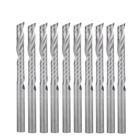 3.175 X 22mm Single Flute Spiral CNC Router Bits Milling Cutter Up Cut Router Bit for Wood End Mill in Kuwait