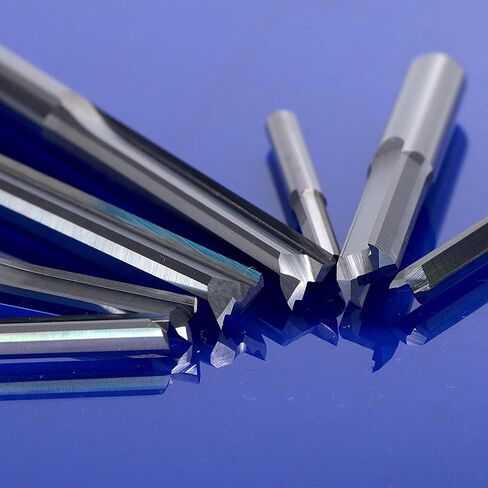 2 Flutes Straight Bits,4 * 22mm Wood Cutters,CNC Solid CNC Router Bit,Router Cutters in Saudi Arabia