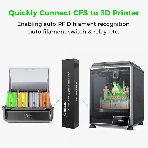 مجموعة ملحقات ترقية CFS الرسمية من سلسلة Creality K1 ونظام خيوط Creality CFS، ملحقات ترقية الطباعة متعددة الألوان مع نظام خيوط لطابعات K1 SE وK1C وK1 Max ثلاثية الأبعاد in Kuwait