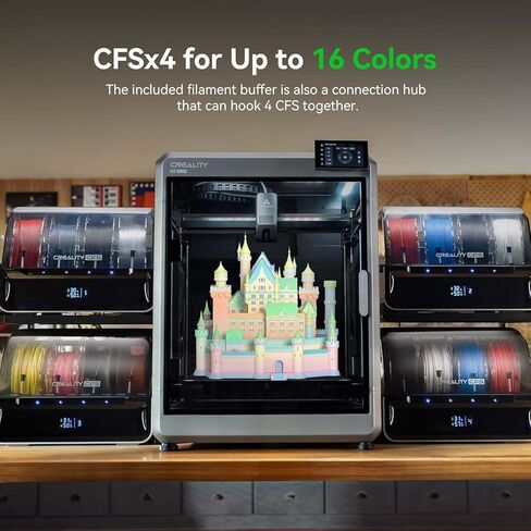 مجموعة ملحقات ترقية CFS الرسمية من سلسلة Creality K1 ونظام خيوط Creality CFS، ملحقات ترقية الطباعة متعددة الألوان مع نظام خيوط لطابعات K1 SE وK1C وK1 Max ثلاثية الأبعاد in Kuwait