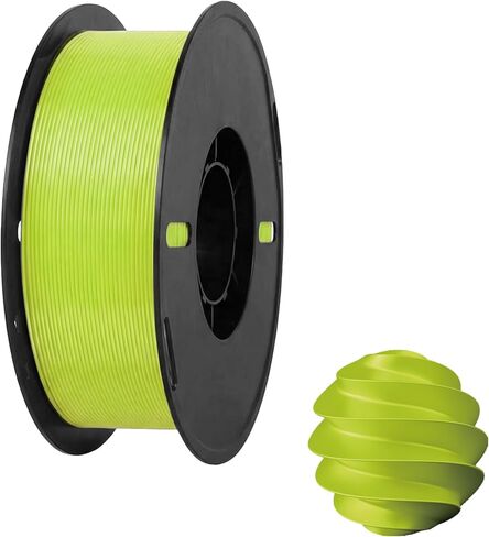 خيوط PLA 1.75 مم، خيوط طابعة ثلاثية الأبعاد ملفوفة بدقة 200 جرام، دقة عالية الأبعاد +/- 0.02 مم، مادة طباعة خالية من التشابك متوافقة مع معظم طابعات FDM - بني فاتح in Saudi Arabia