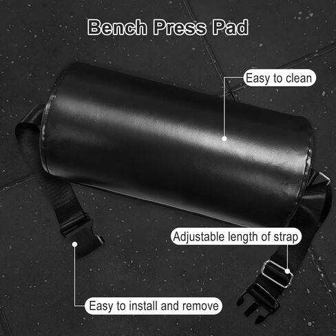 وسادة ضغط مقاعد فاخرة لآلات التمرين - جلد بولي يوريثان ناعم مع حشوة من القطن اللؤلؤي للحصول على الدعم الأمثل - مثالية لرفع الأثقال، وضغط المقعد، وتدريبات القوة in Kuwait