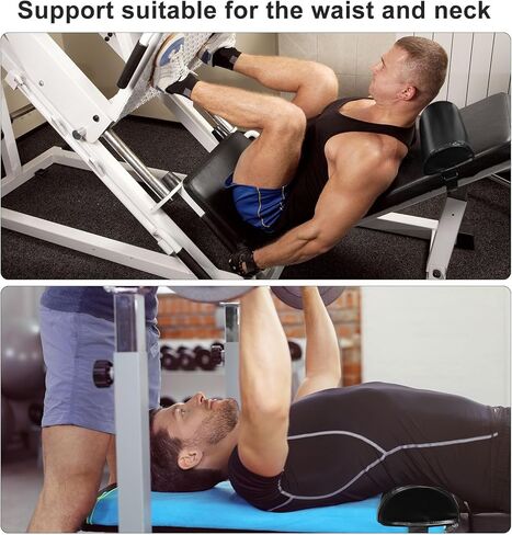 وسادة ضغط مقاعد فاخرة لآلات التمرين - جلد بولي يوريثان ناعم مع حشوة من القطن اللؤلؤي للحصول على الدعم الأمثل - مثالية لرفع الأثقال، وضغط المقعد، وتدريبات القوة in Kuwait