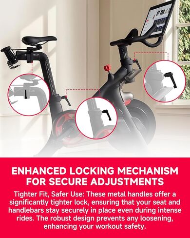 3 قطع متوافقة مع مجموعة تعديل دراجة بيلوتون على شكل حرف L، مقاسان كبيران و1 حجم قياسي للمقعد والمقود، أجزاء بديلة لدراجة بيلوتون in Kuwait