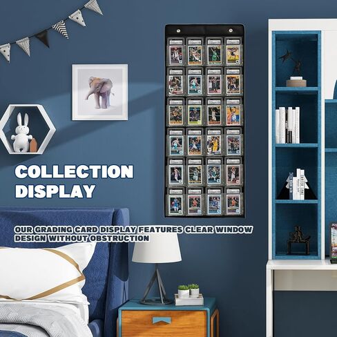 2 Pack PSA Cards Display Case, 48 Pockets PSA/BGS/CGC Grading Cards Storage Bag for Sports Card, Baseball Card, Football and Basketball Trading Card Wall Display Bag in Kuwait