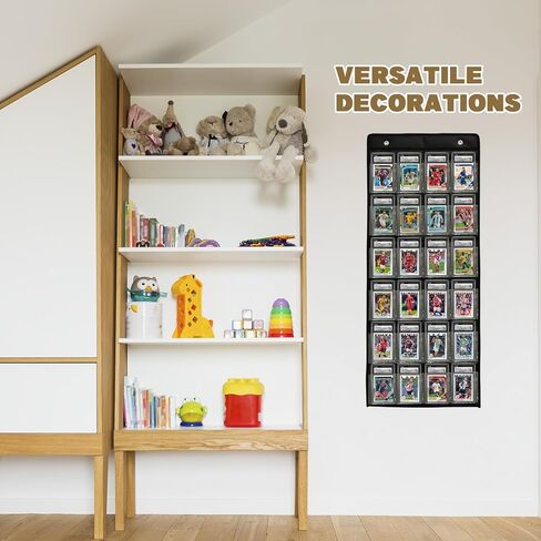 2 Pack PSA Cards Display Case, 48 Pockets PSA/BGS/CGC Grading Cards Storage Bag for Sports Card, Baseball Card, Football and Basketball Trading Card Wall Display Bag in Kuwait