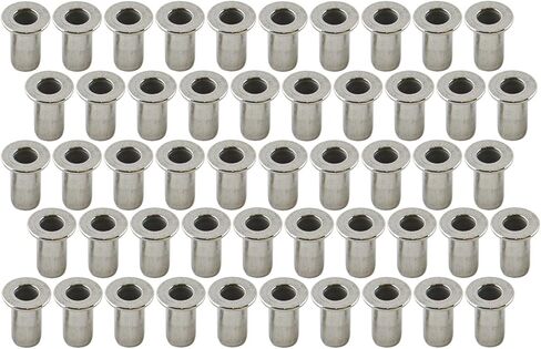 3mm Alu Nut Serts Riveting Nuts Rivet Nut Threaded Inserts Blindnut Rivnut 50 PC in Saudi Arabia
