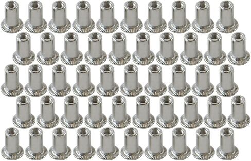 3mm Alu Nut Serts Riveting Nuts Rivet Nut Threaded Inserts Blindnut Rivnut 50 PC in Saudi Arabia