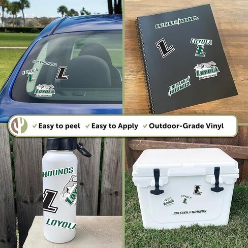 Desert Cactus Loyola Maryland University Sticker Greyhound Vinyl Decals Laptop Water Bottle Car Scrapbook T2 (Type 2) in Saudi Arabia