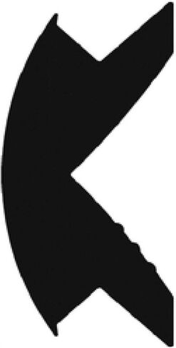 Taco Metal Vinyl Insert BK 5/8x5/16 50',Black -V12-0342BKA50- in Saudi Arabia