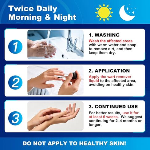 Fast-Acting Wart Remover Freeze Off & Corn Remover, 2-Pack 30 ml Salicylic Acid Plantar Wart Remover for Feet, Hands & Skin - Professional Wart Removal, NDC Code: 76986-024 in Saudi Arabia