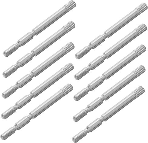 LIFKOME 10pcs Music Box Movement Parts P Transmission Insert Shaft Iron Shaft for DIY Projects Compatible with Various Music Boxes in Saudi Arabia
