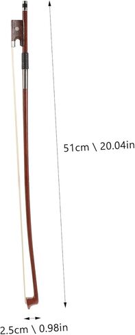 Abaodam Red Sandalwood Violin Bow Handcrafted Horse Hair Fiddlestick with Comfortable Grip for Student Violinists Enhanced Control and Tone for Beginners Random Color in Saudi Arabia