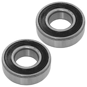 Caltric 6204-22-2RS 6204/22 2RS 6204-22 RS Rubber Sealed Ball Bearing 22x47x14 / Qty 2 in Kuwait