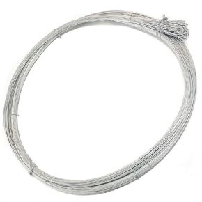 80pcs baling wire 14 gauge 14 ft ، baler wire ties bulk heavy duty ، حزمة واحدة حلقة واحدة ، لفة سلك فولاذي مجلفن الطوارئ للمكبس اليدوي الأبواب الأفقية والرأسية المغلقة in Kuwait