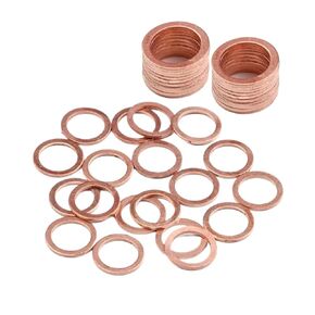 20/50 قطعة M6 M8 M10 M12 M14 M16 M18 M20 الصلبة النحاس غسالة حلقة مسطحة طوقا فاصل غسالات السحابة الأجهزة 10x14x1 مللي متر Mulit الحجم (M18X22X1.5 مللي متر ، 50 قطعة) in Kuwait