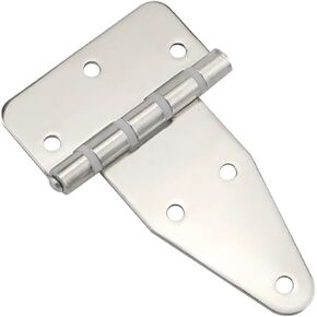 معدات سميكة موصل ميكانيكي شقة قابلة للطي خزانة الباب المفصلي 304 الفولاذ المقاوم للصدأ 1 قطعة (304 SS-1A) in Kuwait