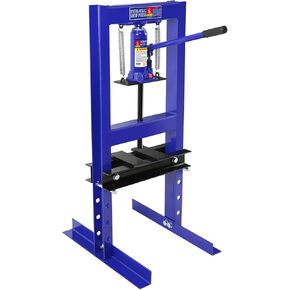 6 Ton Hydraulic Shop Press, Heavy-Duty h-Frame Garage Press with Adjustable Worktable & Stamping Plates – Ideal for Metal Bending, Straightening, Bearing & u-Joint Installation, Floor Standing Worksho in Kuwait