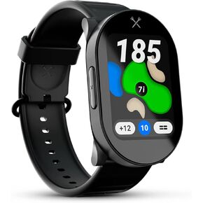 ساعة Blue Tees Golf Playmaker + GPS Golf مع شاشة AMOLED تعمل باللمس | أكثر من 42,000 دورة تدريبية محملة مسبقًا، وتتبع اللقطات المتقدم ومسافات GPS الديناميكية، والطقس في الوقت الفعلي وعرض الدورة التدريبية، ومقاومة للماء IP67 in Kuwait