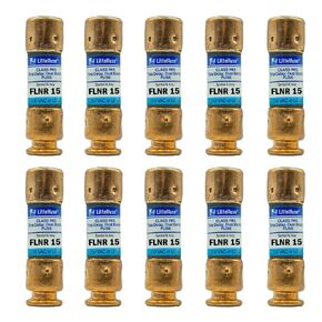 10 عبوات جديدة FLNR15 FLNR-15A 250Vac صمام تأخير الوقت، FLNR-15 فئة الحد الحالي RK5 خرطوشة الصمامات in Kuwait