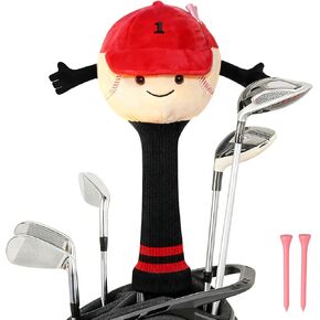 Funny Golf Driver Headcover Plush Cartoon Animal Golf Club Head Covers Golf Club Covers Driver Cover Fits 460cc Driver Head in Saudi Arabia