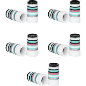 10 Pieces Golfing Iron Ferrules Colorful Golfing Iron Ferrules Fit 0.35Inch 0.37Inch Iron Shafts Golfing Equipment in Saudi Arabia