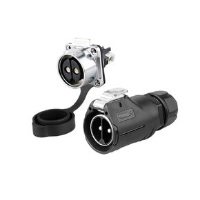 سلك قفل LP28 مقاوم للماء للطيران 2 كور 3 كور 50A مقبس شحن سريع للطاقة الحالية (2 شفة أساسية) in Kuwait