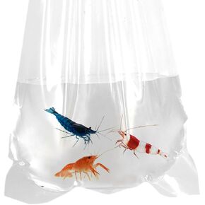 Fishery Bags 3 Inches Leak Proof Rounded Bottom Clear Plastic Fish Bags for Shrimps and Betta Fish Transport. (3" x 14" / 100 Pack / 2 Mil) in Kuwait
