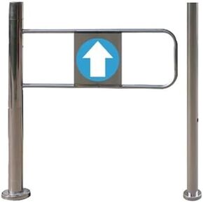 باب مدخل من الفولاذ المقاوم للصدأ ذو اتجاه واحد شديد التحمل، باب دخول تجاري لمحلات السوبر ماركت والمستودعات والحانات والمناطق ذات المناظر الخلابة (يسار 100×97 سم) in Kuwait