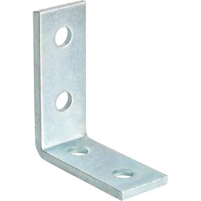 4Pcs 4 Hole 90 Degree Bracket for 1 5/8 Strut Channel, Heavy Duty L Brackets Fitting Galvanized Connectors, 5mm Thickness in Saudi Arabia