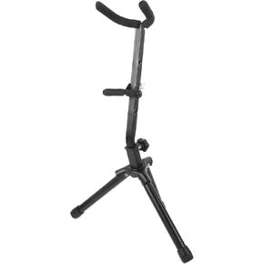 Toddmomy Portable Saxophone Stand Holder with Weighted Base, Floor Saxophone Display Rack for Alto Tenor Sax, Instrument Support Holder for Music Practice and Performance in Kuwait
