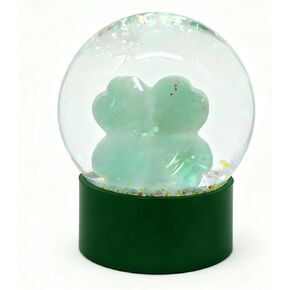 St Patrick's Day Decorations, 2 Pack Snow Globe Crafts present for Kids, st Patrick Day Accessories for Women, Leprechaun Collectible Figurines Table Decor for The Home in Saudi Arabia