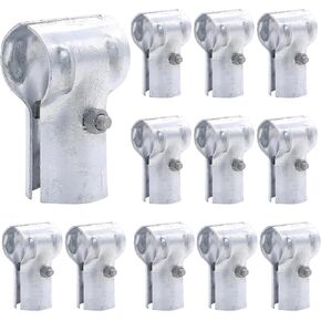 KINNAN 1-5/8 X 1-5/8 مشبك نهاية السكك الحديدية T لسياج ربط السلسلة، فولاذ مجلفن لأنابيب OD 1-5/8 بوصة، 12 قطعة من البراغي والصواميل متضمنة in Kuwait