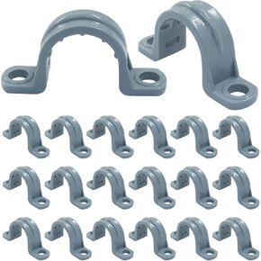 12 حزمة من حزام الأنابيب البلاستيكية مقاس 1-1/4 بوصة، ودعامات الأنابيب البلاستيكية ذات الفتحتين، وشماعات الأنابيب المتينة للأنابيب/الكابلات البلاستيكية in Kuwait