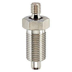 22120.0430 Locking Bolt, with Hexagonal Collar, Without Button, Diameter 1 = 10 mm, Stainless Steel in Kuwait